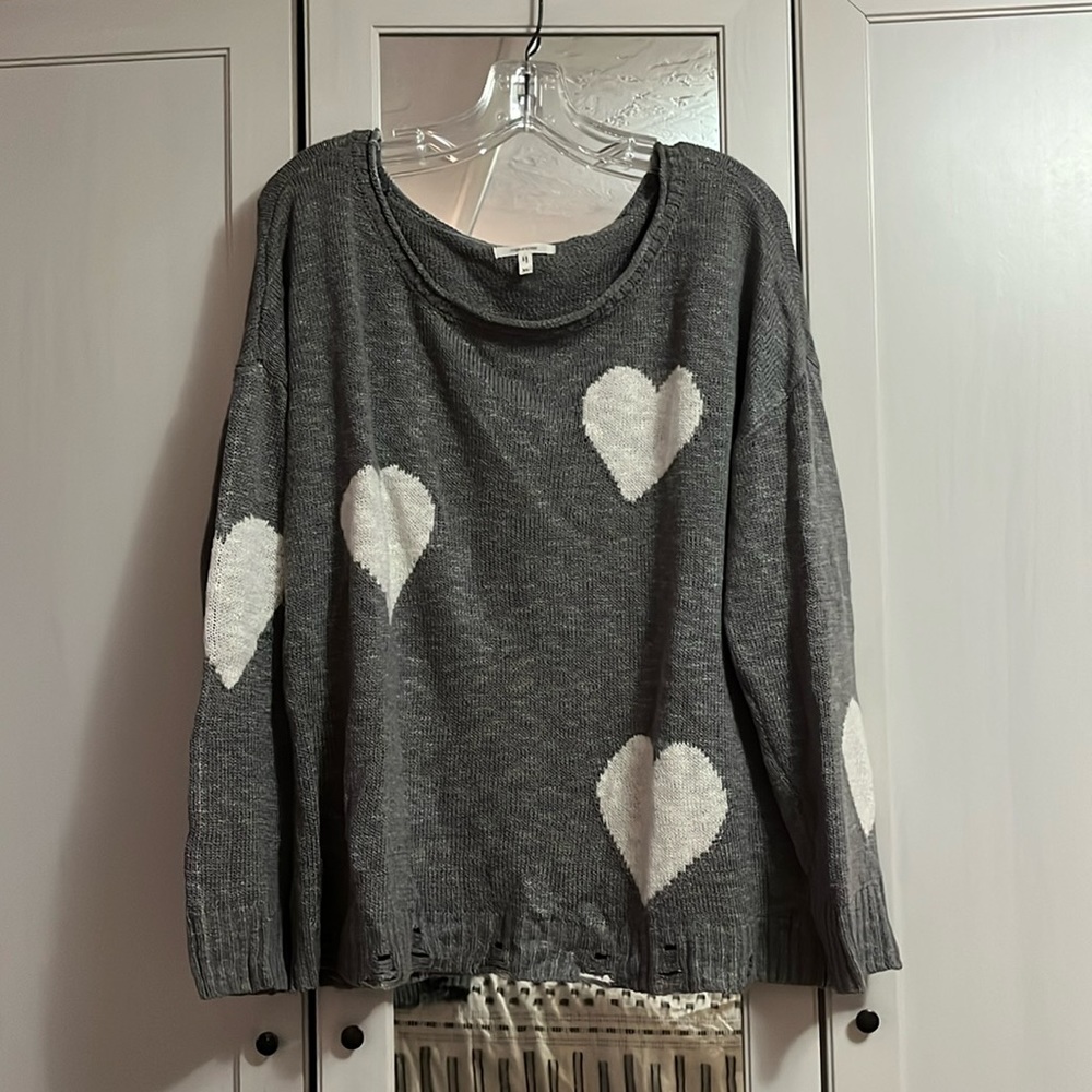 Heart sweater